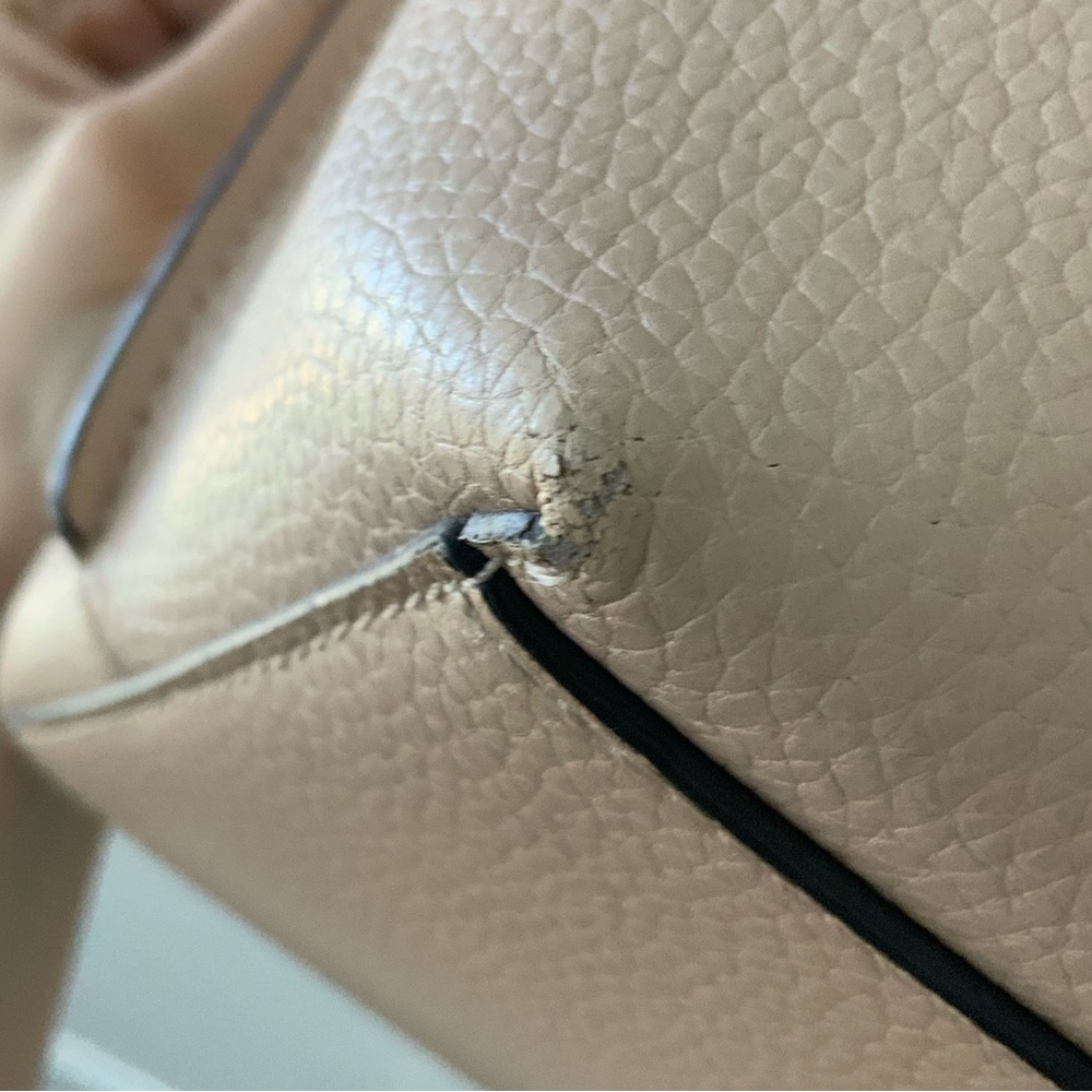 Michael KORS Emilia Large EW Leather Powder Tan Colour Tote Shoulder Purse New - Picture 6 of 16